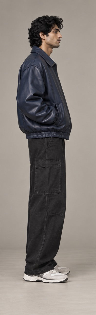 Navy Drift Oversized Bomber