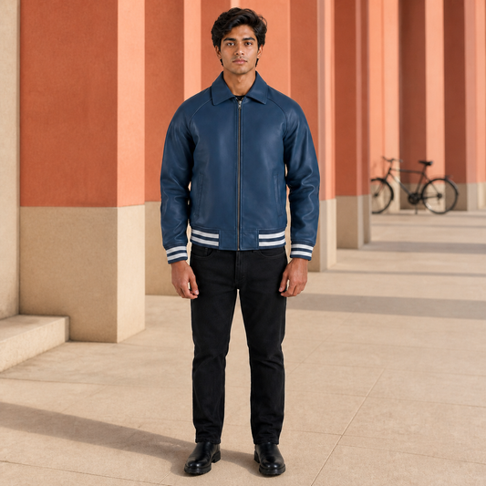 Gen Z Fit — Indian model wearing GLJK84, styled with contemporary street-ready energy in an urban setting.