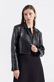 Black Women Leather Jacket