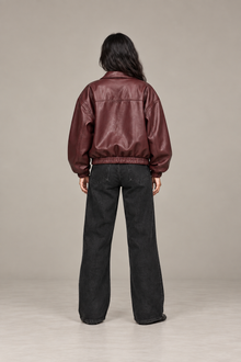 Oxblood Volume Oversized Bomber