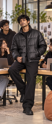 Night Padded Oversized Bomber