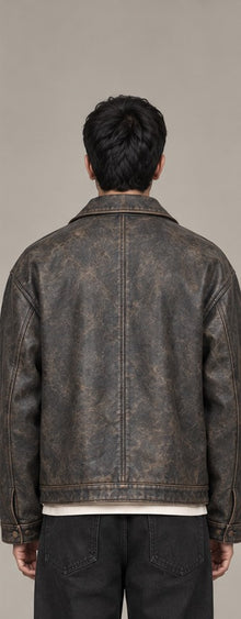 Ash Grain Oversized Harrington