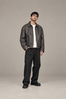 Ash Grain Oversized Harrington