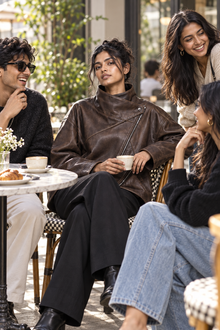 Espresso Axis Funnel Jacket