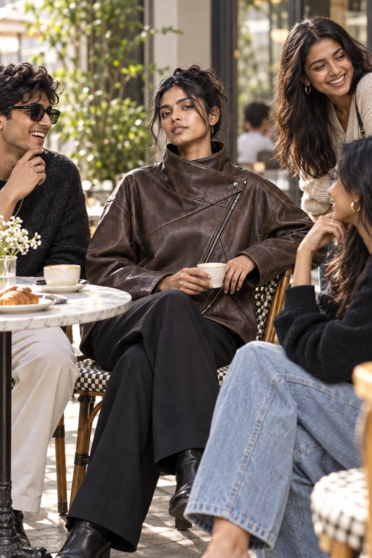 Espresso Axis Funnel Jacket