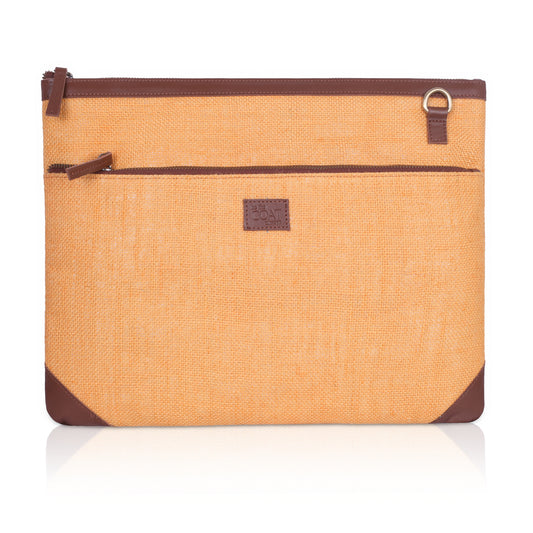 Jute Laptop Sleeve (Yellow)