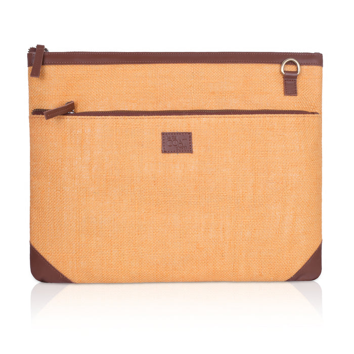 Jute Laptop Sleeve (Yellow)