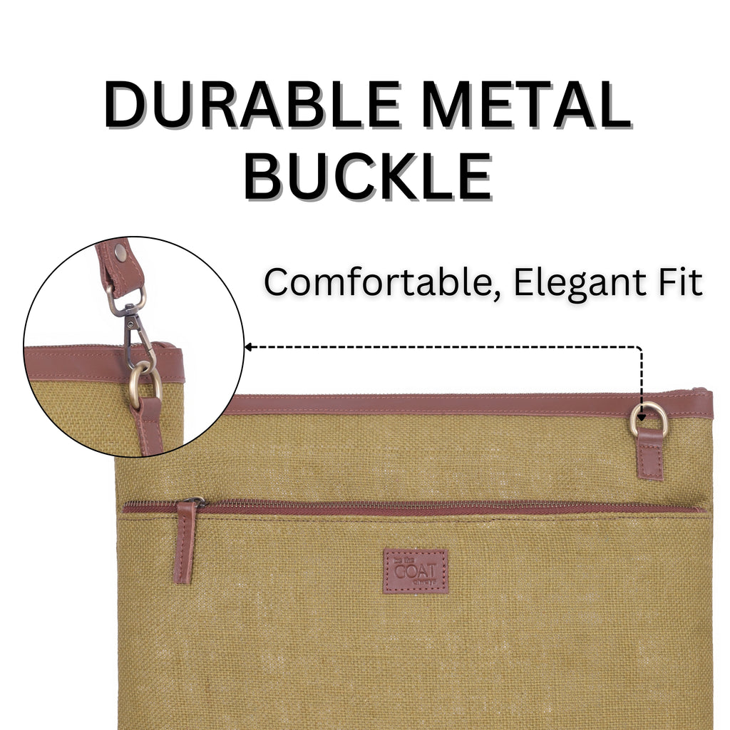 Jute Laptop Sleeve (Green)
