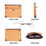 Jute Laptop Sleeve (Yellow)