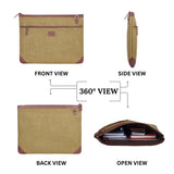 Jute Laptop Sleeve (Green)