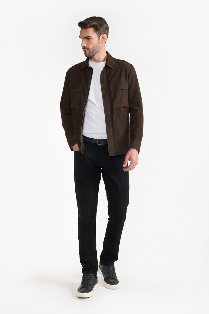 Brown Men'S Leather Jacket