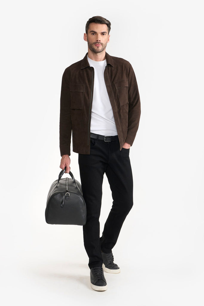 Brown Men'S Leather Jacket