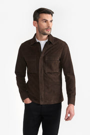 Brown Men Leather Jacket