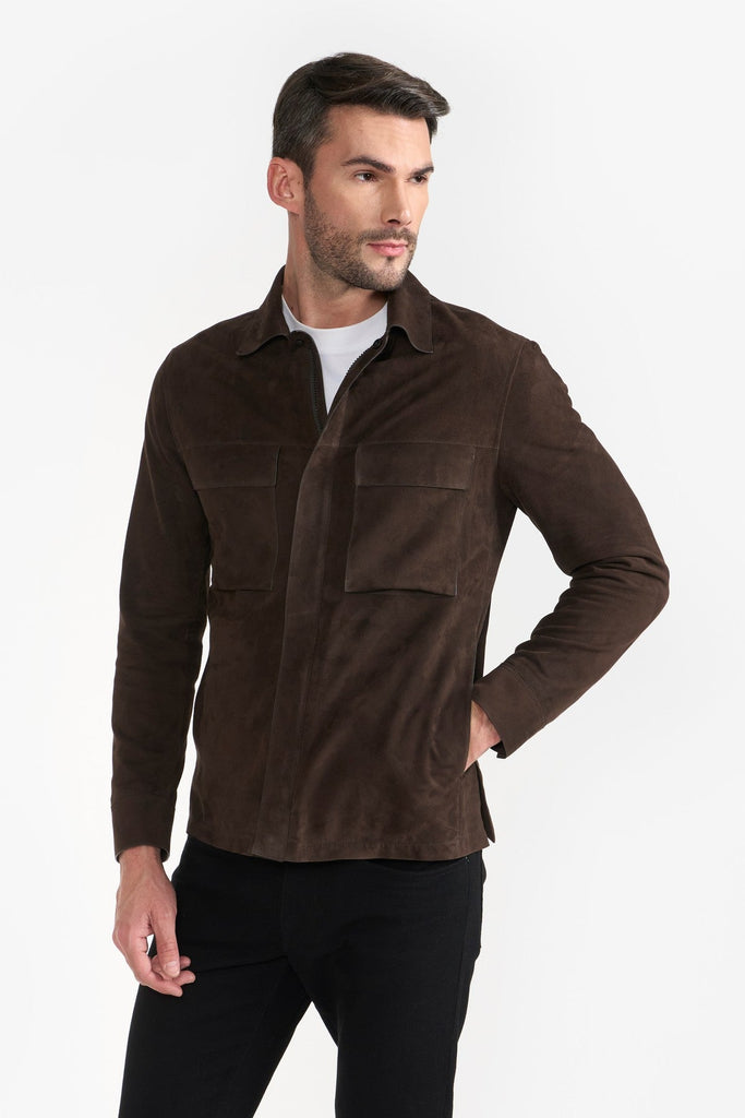 Brown Men'S Leather Jacket