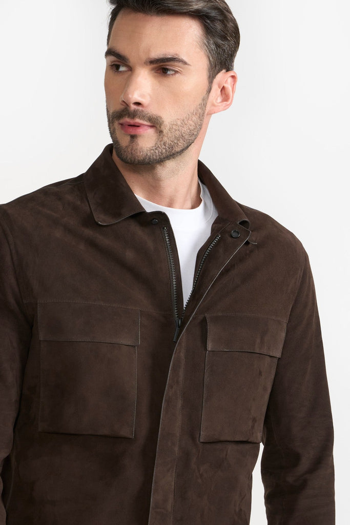 Brown Men'S Leather Jacket