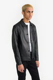 Pg Signature Schwarze Herren Lederjacke