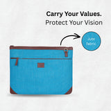 Jute Laptop Sleeve (Navy Blue)