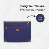 Jute Laptop Sleeve (Royal Blue)
