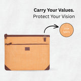 Jute Laptop Sleeve (Yellow)