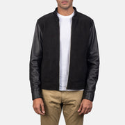 Pg Signature Black Hybrid Bomber Jacket