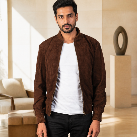 Millennial Fit — Indian model wearing GLJK100, styled for polished everyday versatility in a premium commercial setting.