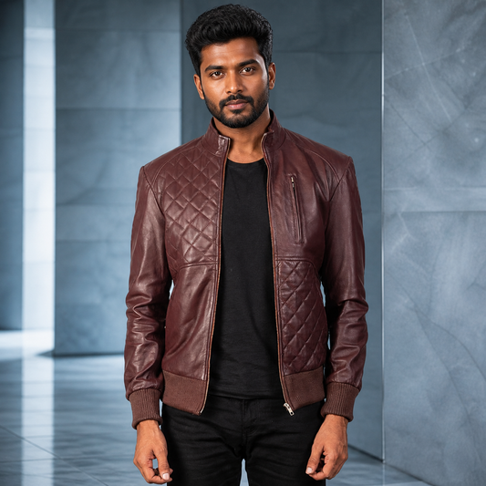 Millennial Fit — Indian model wearing GLJK106, styled for polished everyday versatility in a premium commercial setting.