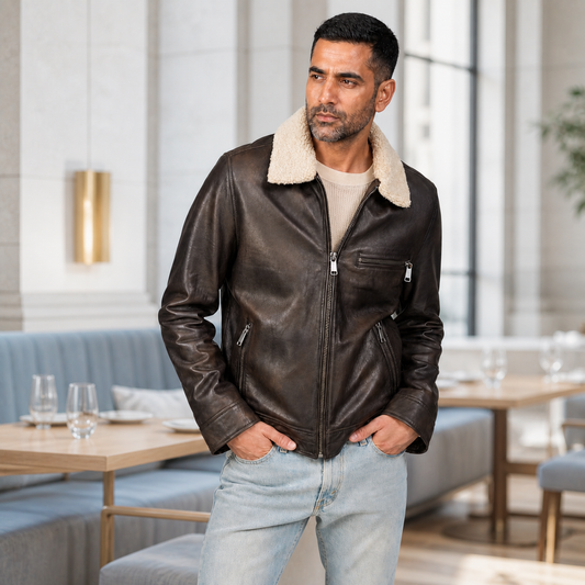 Millennial Fit — Indian model wearing GLJK12, styled for polished everyday versatility in a premium commercial setting.