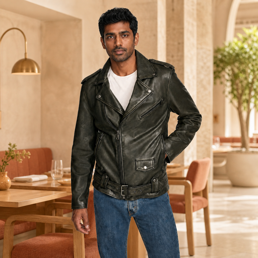 Modern Hayes Asymmetric Moto Jacket-GLJK17