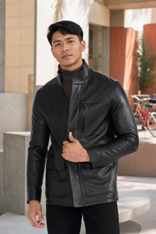 Gen Z Fit — Indian model wearing GLJK180, styled with contemporary street-ready energy in an urban setting.