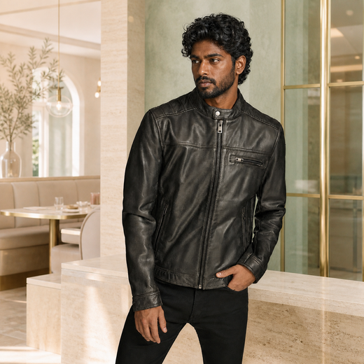 Modern Ethan Moto Racer Jacket-GLJK22