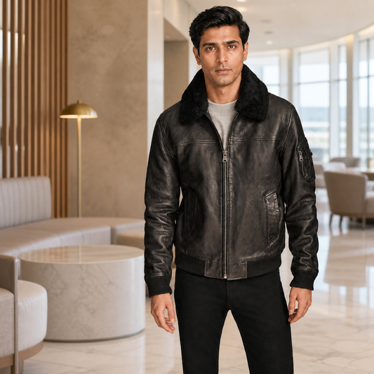Millennial Fit — Indian model wearing GLJK24, styled for polished everyday versatility in a premium commercial setting.
