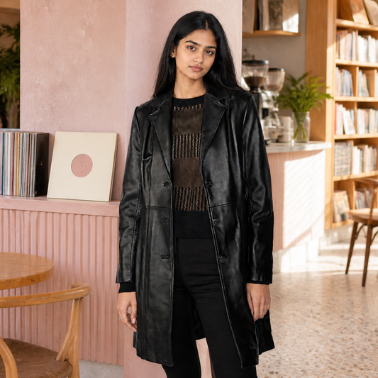 Gen Z Fit — Indian model wearing GLJK32, styled with contemporary street-ready energy in an urban setting.