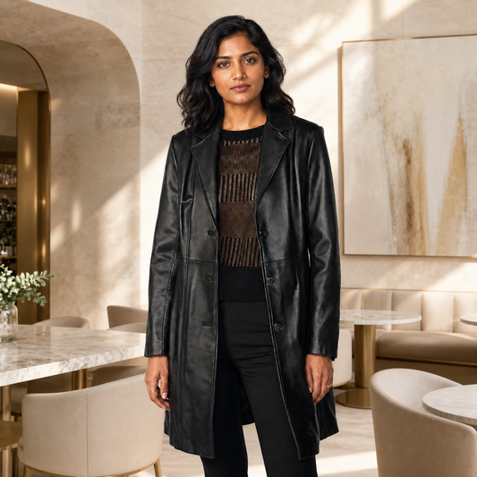 Millennial Fit — Indian model wearing GLJK32, styled for polished everyday versatility in a premium commercial setting.