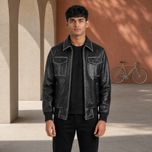 Gen Z Fit — Indian model wearing GLJK66, styled with contemporary street-ready energy in an urban setting.
