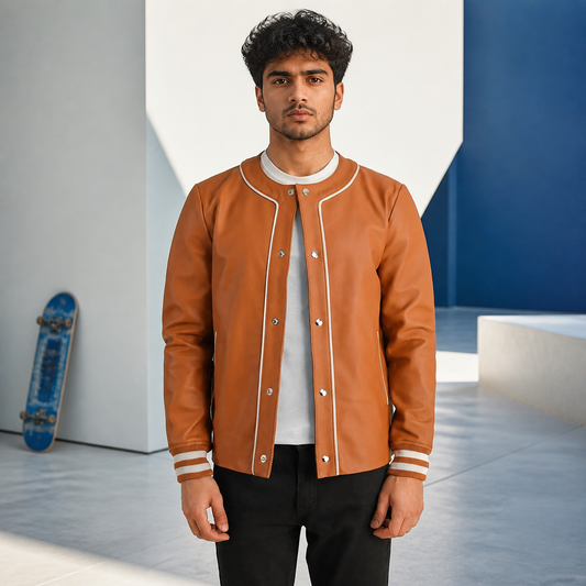 Gen Z Fit — Indian model wearing GLJK76, styled with contemporary street-ready energy in an urban setting.