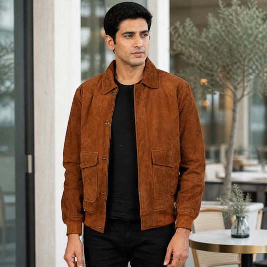 Millennial Fit — Indian model wearing GLJK92, styled for polished everyday versatility in a premium commercial setting.