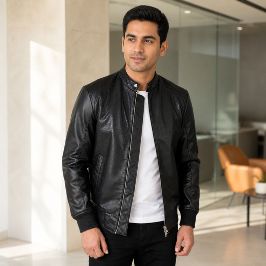 Millennial Fit — Indian model wearing GLJK93, styled for polished everyday versatility in a premium commercial setting.