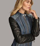 Combo Racer Leather Jacket