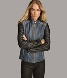 Combo Racer Leather Jacket