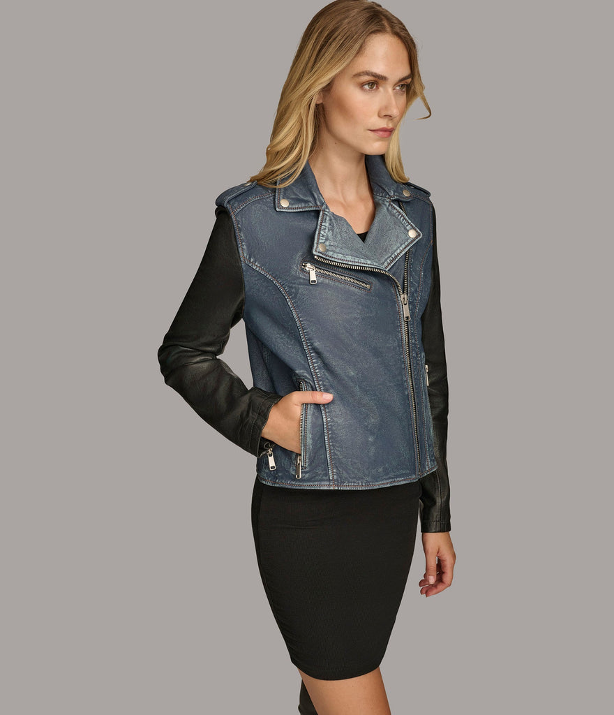 Moto Combo Lederjacke