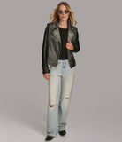 Moto Combo Leather Jacket