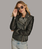 Moto Combo Leather Jacket