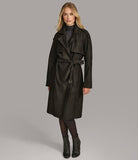 Trenchcoat Lederjacke