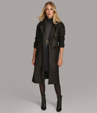 Trenchcoat Lederjacke