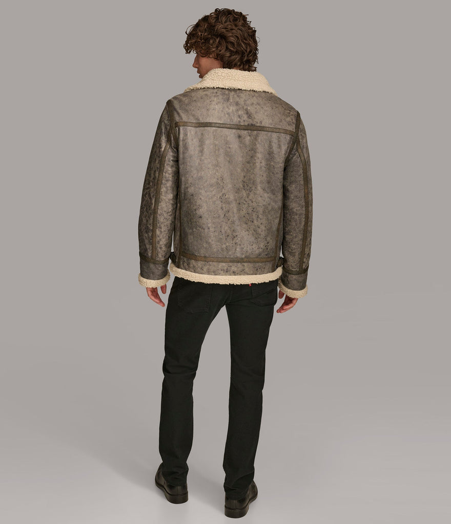 Urban Edge Xander Aviator With Faux Shearling