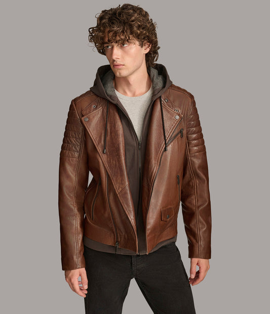 Urban Edge Andres Moto With Zip Off Hood