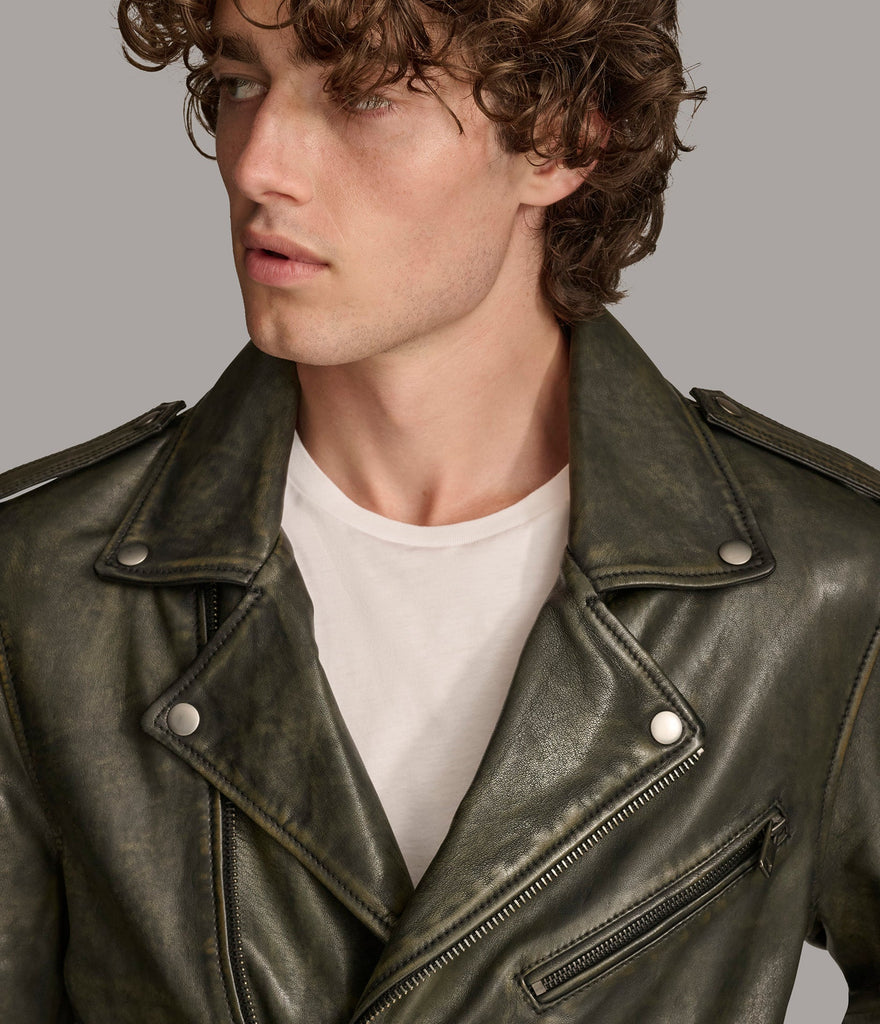 Urban Edge Hayes Asymmetrische Motorradjacke