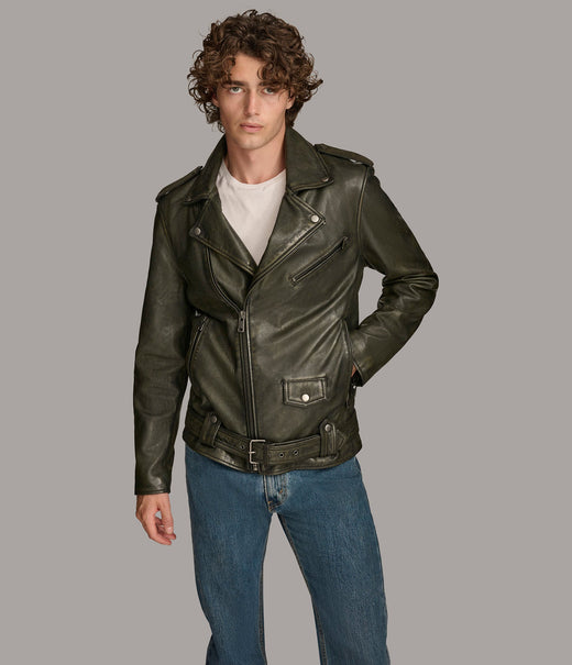 Urban Edge Hayes Asymmetric Moto Jacket-GLJK17