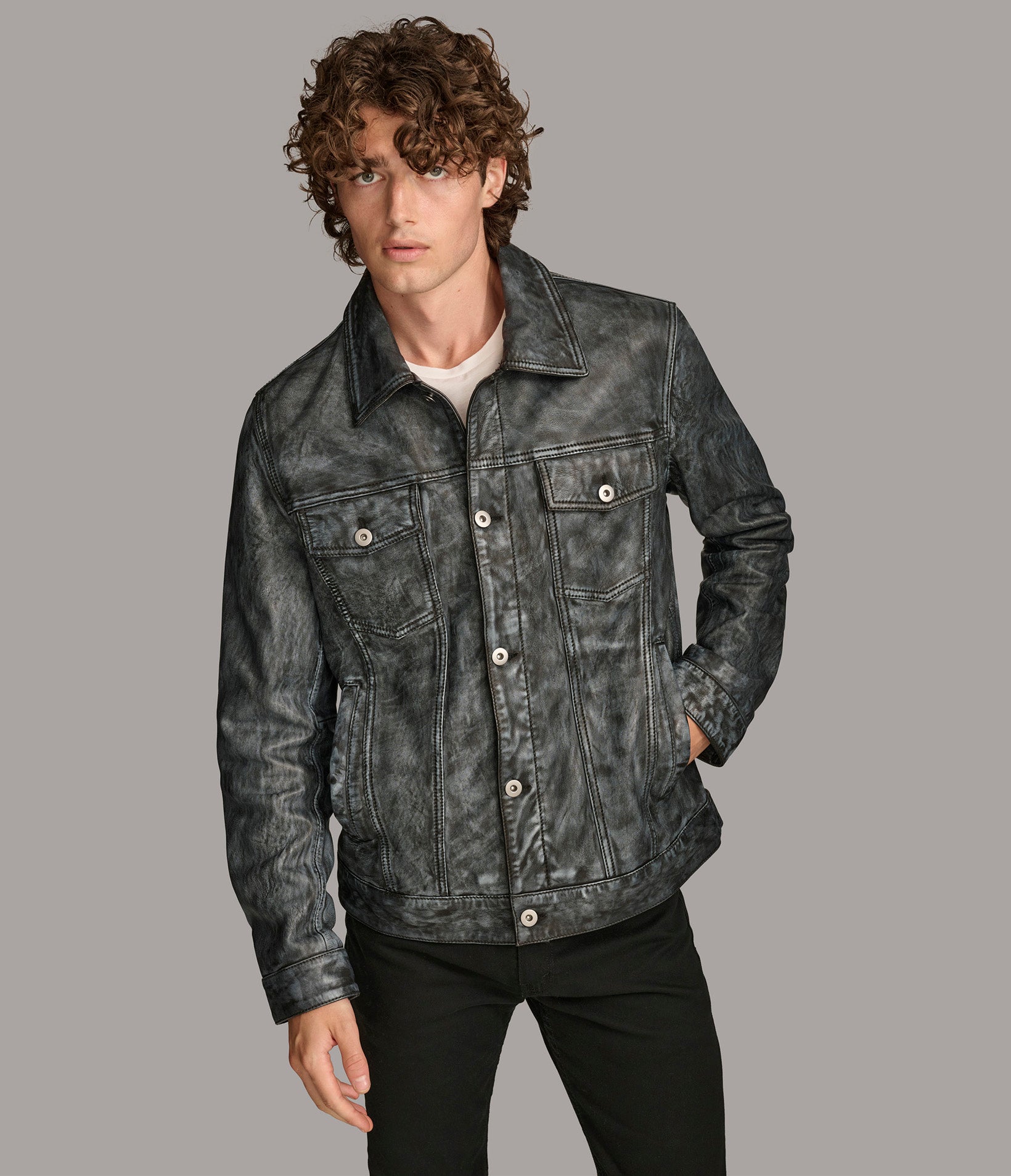 Urban Edge Caden Denim Trucker-GLJK19 – G O A T