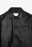 Pg Signature Schwarze Herren Lederjacke